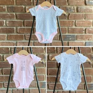 3M Petit Lem Bodysuits 3 Pack